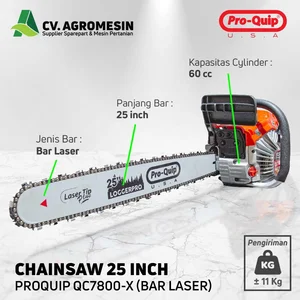 Chainsaw / Gergaji Mesin BAR LASERTIP LASER 22" Proquip QC7800X