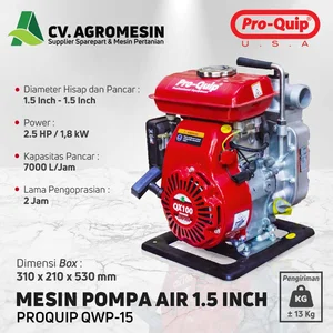 POMPA AIR PROQUIP 1.5 DIM 1.5 INCH QWP15 QWP 15