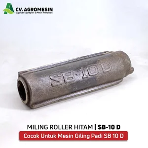 SPAREPART MESIN GILING PADI MILLING ROLL POLISHER SB-10D WARNA HITAM LURUS