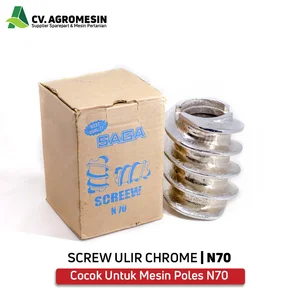 SCREW N70 ULIR 4 SAGA WARNA CHROME