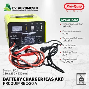 MULTIPURPOSE BATTERY CHARGER (AKI CHARGER) PROQUIP RBC-20A
