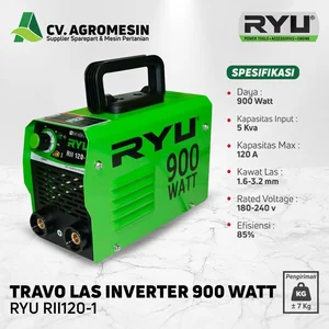 Mesin Las Inverter 900 Watt Travo Las Inverter RYU RII 120-1