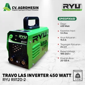 Mesin Las Inverter 450 Watt Travo Las Inverter RYU RII 120-2