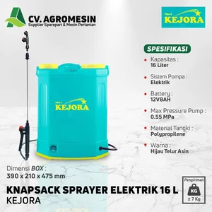 MESIN PENYEMPROT PERTANIAN KNAPSACK SPRAYER KEJORA 16 LITER