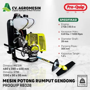 Mesin potong rumput gendong 2 TAK PROQUIP RB328 Brush Cutter RB 328