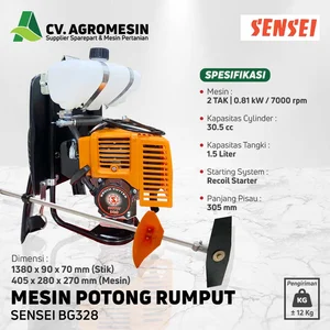 MESIN POTONG RUMPUT SENSEI BG328