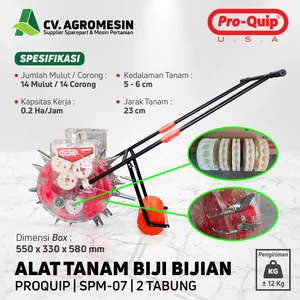 Mesin Tanam Jagung Manual 2 Tabung Proquip SPM07
