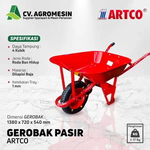Gerobak Dorong ARTCO Gerobak Pasir Ban Hidup