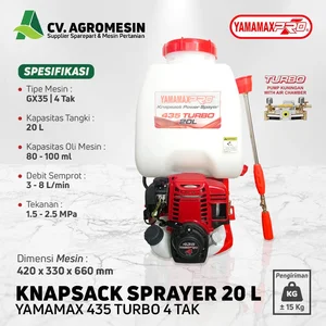 Alat Semprot Hama Yamamax Pro 435 Turbo 20 L Sprayer 4 Tak