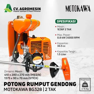 MOTOKAWA BG328 2-STROKE LAWN MOWER