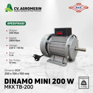 MKK TB200 200W Mini Motor
