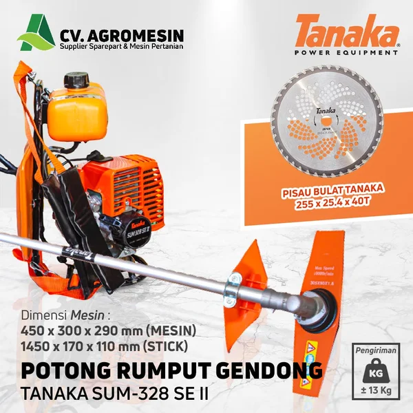 Mesin Potong Rumput Brush cutter Tanaka SUM328SE II
