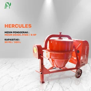 Mesin Pengaduk Beton dan Semen Molen Hercules Kapasitas 50 KG
