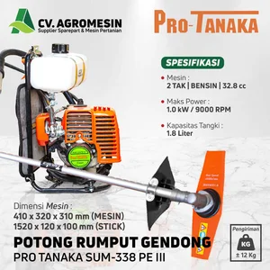 BRUSHCUTTER PRO TANAKA SUM 338PE III+H 