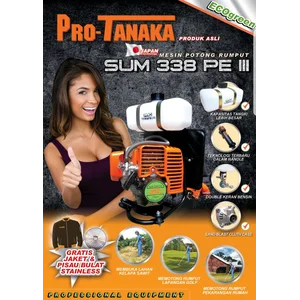 Mesin Pemotong Rumput Pro-Tanaka SUM 338 PE III