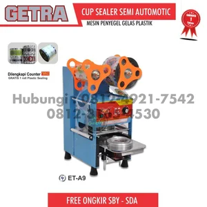 CUP SEALER GETRA ET-A9 SEMI OTOMATIS