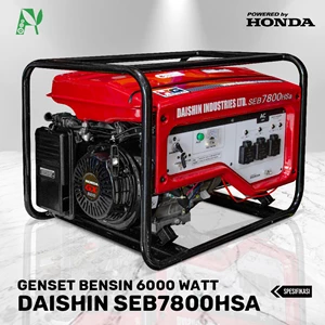 GENSET DAISHIN 6000W SEB7800HSA elektrik starter