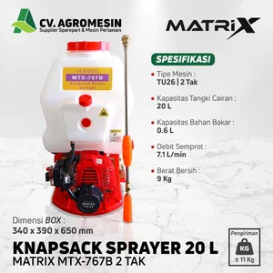 KNAPSACK POWER SPRAYER MATRIX MTX767B 20 L