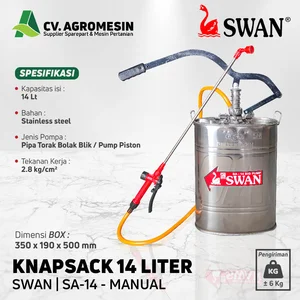 Sprayer Semprot Hama Pertanian KNAPSACK 14 LITER SWAN SA-14