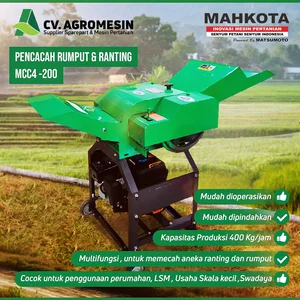 MESIN PENCACAH KOMPOS RUMPUT JERAMI RANTING KAYU PAKAN TERNAK MCC4-200