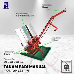 Mesin Tanam Padi Seeder PHANTOM CB8TPM