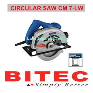 Mesin Circular Saw BITEC 7 LW Gergaji Listrik 7 inchi