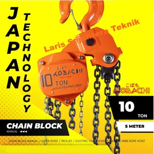 Chain Block 10 Ton x 5 Meter Kobachi Takel Katrol 10 Ton