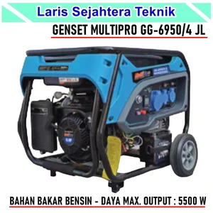 Genset 5500 Watt MultiPro GG-6950-4SW Engine 15 HP