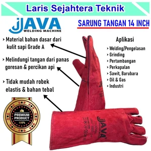 Sarung Tangan Las Merah 14 Inch Java Welding