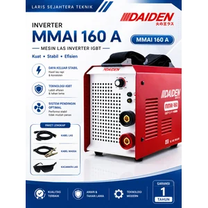 Mesin Las MMA 160 DAIDEN MMAi 160 Inverter IGBT 160 A