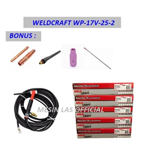 Weldcraft Tig Torch Wp17v-25-2 Di Jakarta