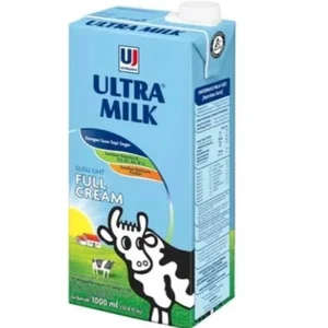 Susu UHT Ultra Milk Full Cream 1 Liter (1 Lusin 12 Pcs