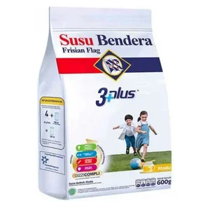 Susu Bendera Frisian Flag 3+ 600 Gr (1 Lusin 12 Pcs)