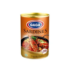 Sarden Chili Balado GAGA Kemasan 425 Gr (2 Karton 48 pcs)