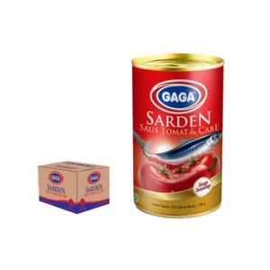 Sarden Saus Tomat & Cabe GAGA 155 Gr (2 Karton 120 pcs)