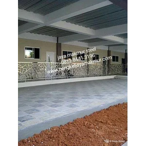 Pagar pembatas stainless Abstrak Hollow