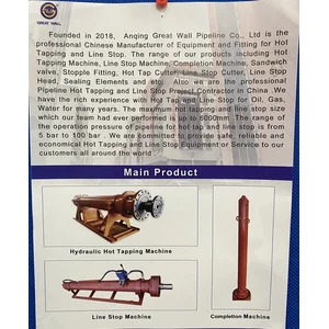 Hydraulic Hot Tapping Machine / Line Stop Machine