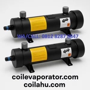 SHELL AND TUBE COIL EVAPORATOR UNTUK WATER CHILLER/ AIR CHILLER