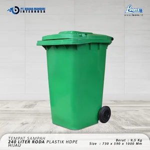 Tempat Sampah Dorong 240 Liter