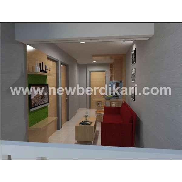 Jasa Desain Interior 3D - Apartemen By PT Kreasi Cipta Makmur
