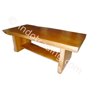 Meja Makan Dari Kayu Jati Utuh