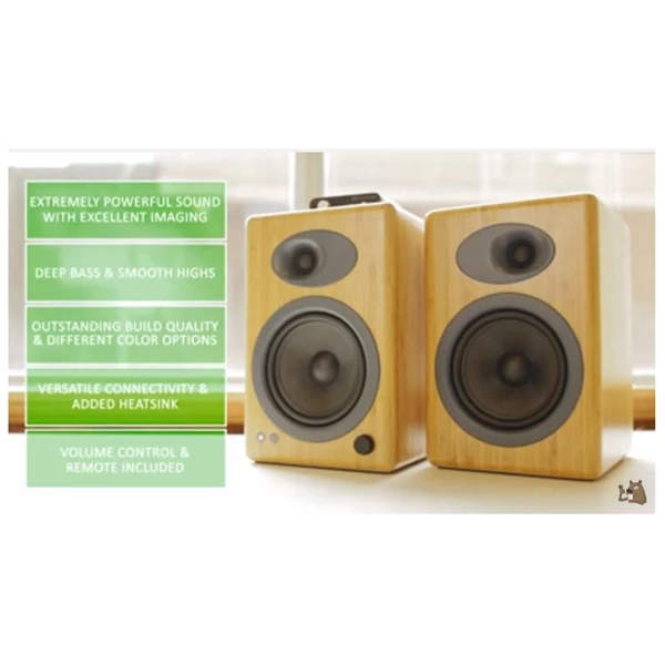 Speaker Aktif Audioengine A5+ Bamboo