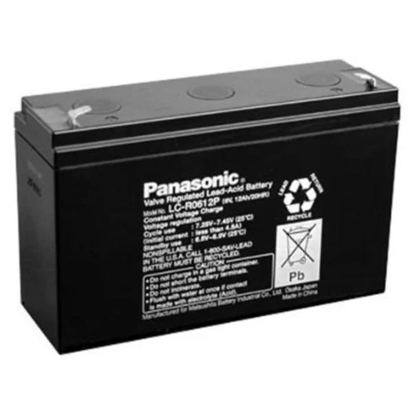 Panasonic Aki Kering VRLA 6V 12Ah LC-V0612NA