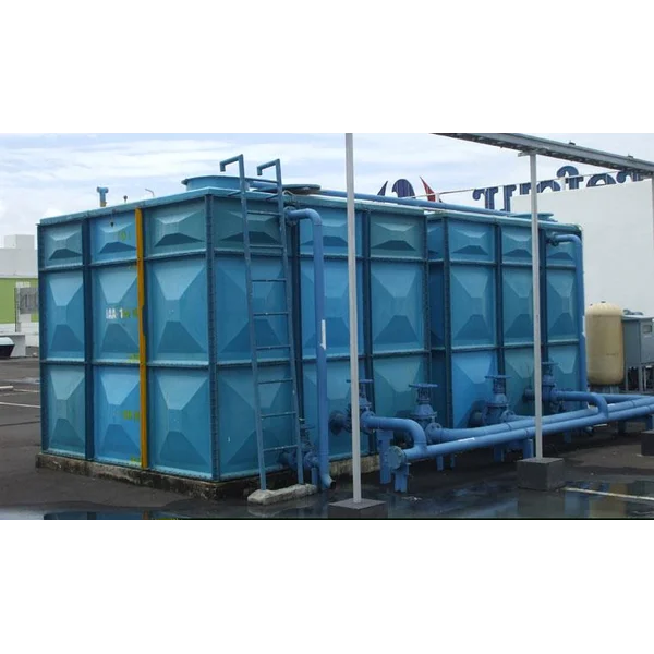 Tangki Air Panel Fiberglass Kapasitas 90 M3