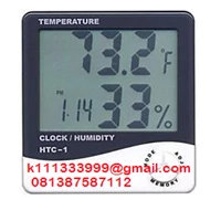Termometer Ruangan Thermohygrometer Htc 1 Rentang Suhu -10C - 50C