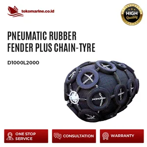 Pneumatic Rubber Fender Plus Chain-Tyre – D1000L2000