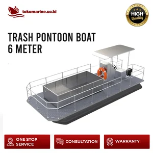 TRASH PONTOON BOAT – 6 METERS LENGHT
