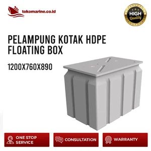 PELAMPUNG KOTAK HDPE SPESIFIKASI SIZE 1200 x 760 x 890 (mm)