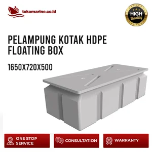PELAMPUNG KOTAK HDPE SPESIFIKASI SIZE 1650 x 720 x 500 mm