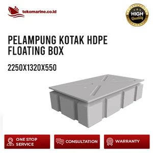 PELAMPUNG KOTAK HDPE SPESIFIKASI SIZE 2250 x 1320 x 550 mm